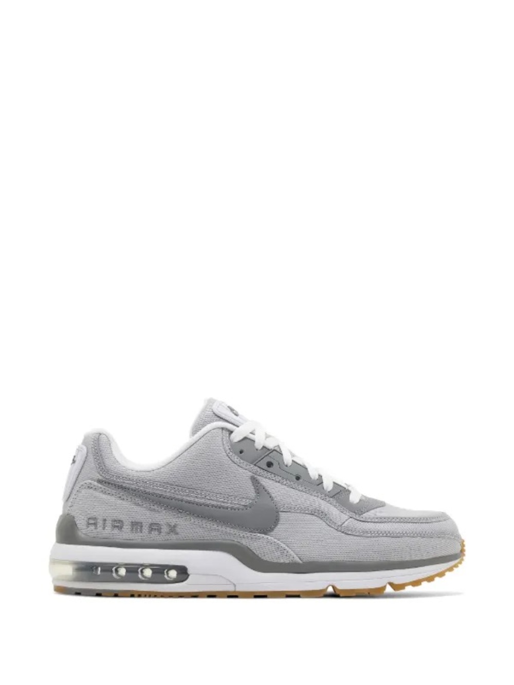 Nike Air Max LTD 3 TXT Mens Size 9.5 Gray White Athletic Running Shoes Sneakers